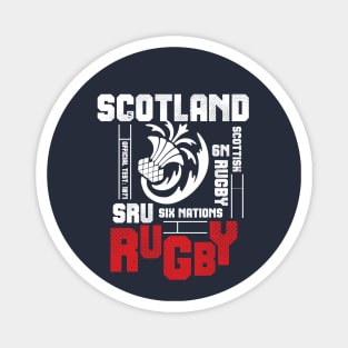 SRU Scottish Rugby Union Fan Memorabilia Magnet